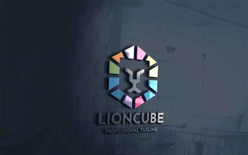 Download Шаблон логотипа "Lion Cube Logo Template" / Lion Cube Logo Template - Шаблон логотипа на тему графика agency,animals,bold,cube,elegant,emblem,fast,hotel,insurance,jewellery,king,law,leadership,lion,master,premium,pride,professional,rock,strong