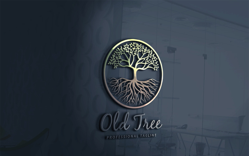 Download Шаблон логотипа "Old Tree Logo Template" / Old Tree Logo Template - Шаблон логотипа на тему графика abstract,brand,branding,digital,ecologic,ecological,energy,environment,environmental,forest,green,identity,innovative,leaf,leaf logo,leaves,lifestyle,network,organic,pixel
