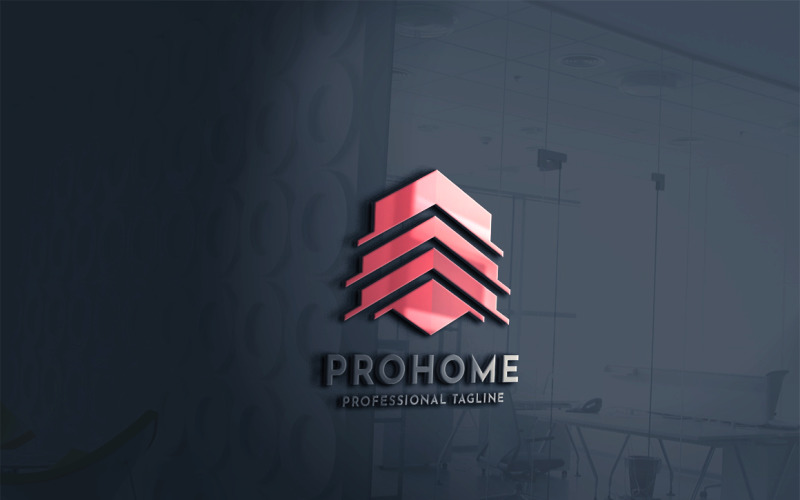Download Шаблон логотипа "Professional Home Logo Template" / Professional Home Logo Template - Шаблон логотипа на тему графика agency,box,building,business,city,expert,firm,group,hexagon,home,home logo,home market,house,house logo,inspection,insulation,invest,location,market,modern