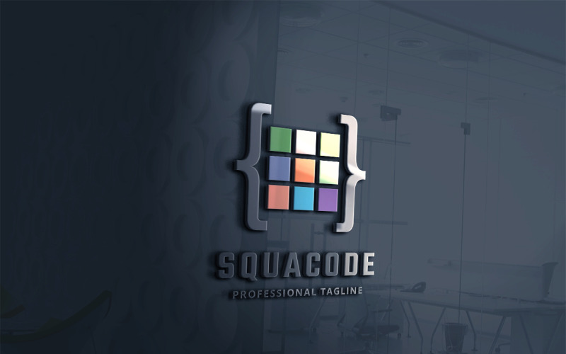 Squa Code Logo sablon