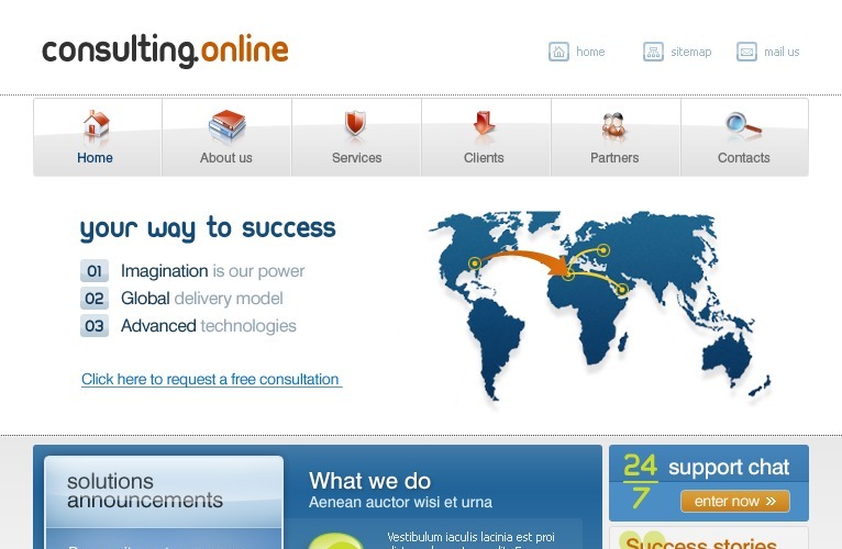 Consulting Website Template