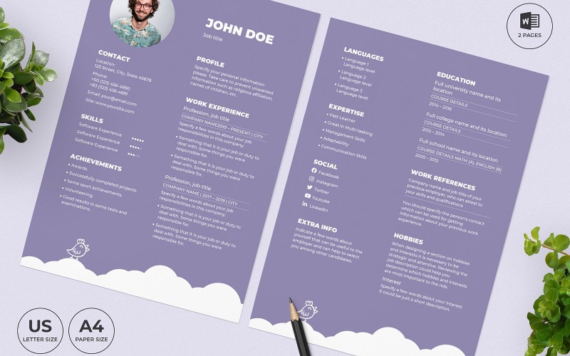 Modèle de CV de travailleur de la maternelle