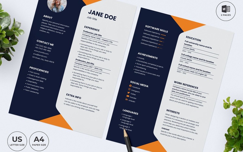 Szablon CV trenera finansowego