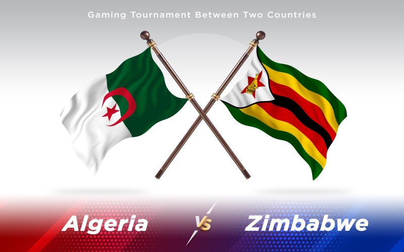 Download Иллюстрация "Algeria versus Zimbabwe Two Countries Flags - Illustration" / Algeria versus Zimbabwe Two Countries Flags - Illustration - Иллюстрация на тему графика national,patriotic,europe,asia,republic,map,flag,country,cartography,geography,nation,illustration,graphic,vector,state,world,isolated,symbol,border,icon