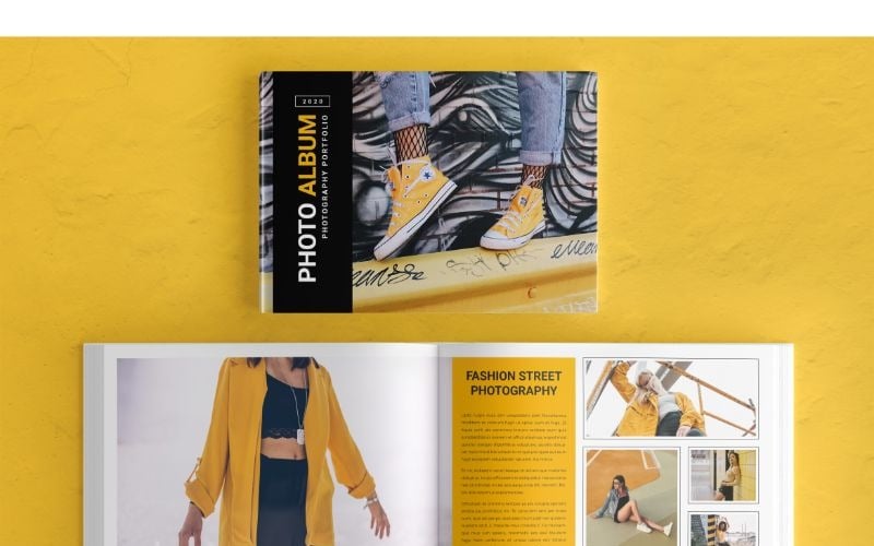 5. fotóalbum Fashion Street - Vállalati-azonosság sablon
