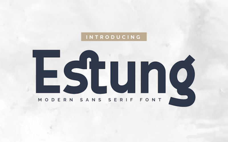 Estung lettertype