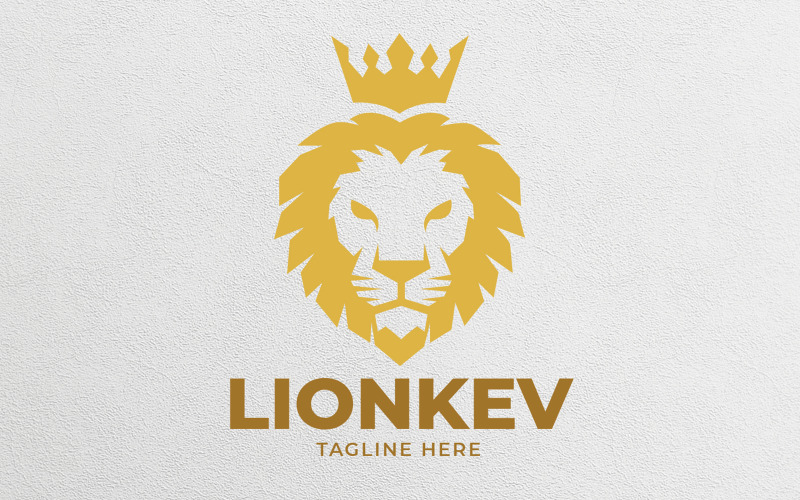 Lion Kev Design Logo šablona