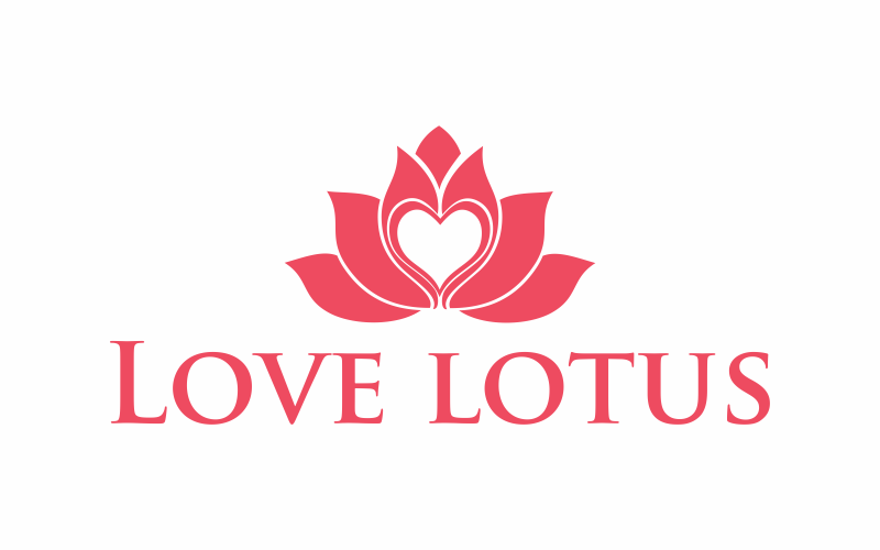 Download Шаблон логотипа "Love Lotus Logo Template" / Love Lotus Logo Template - Шаблон логотипа на тему графика love,lotus,flower,illustration,vector,design,nature,leaf,ornament,white,graphic,abstract,line,retro,outline,spring,sketch,elegant,drawn,beautiful