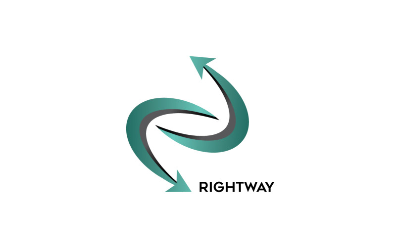 Rightway Logo Template