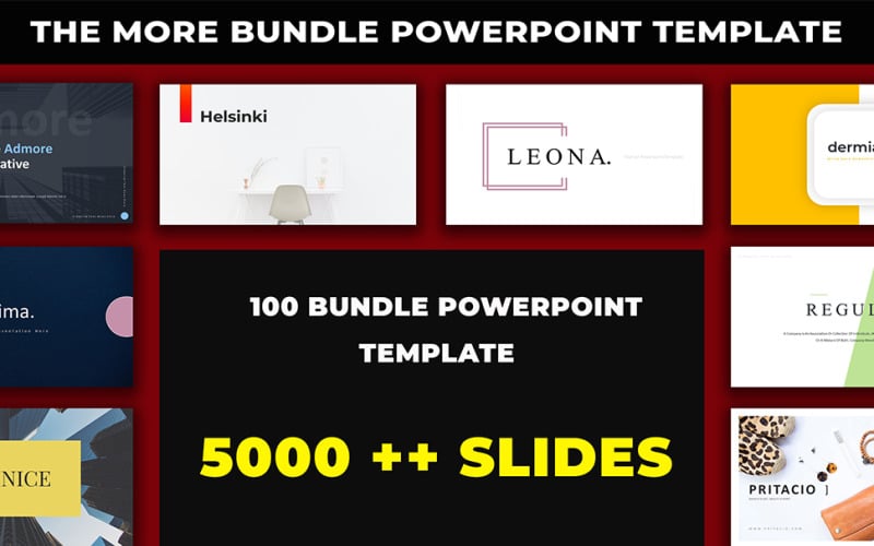 Шаблон PowerPoint для презентації More Bundle