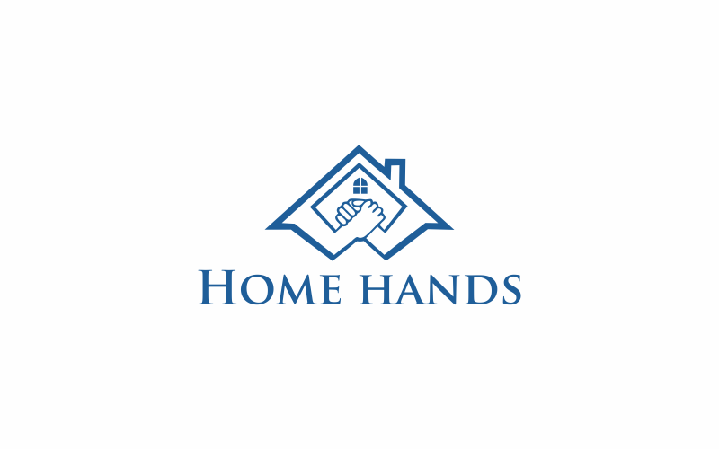 Download Шаблон логотипа "Home Hands Logo Template" / Home Hands Logo Template - Шаблон логотипа на тему графика home,hand,house,concept,woman,vector,estate,care,design,people,family,icon,modern,property,illustration,female,white,logo,protection,roof