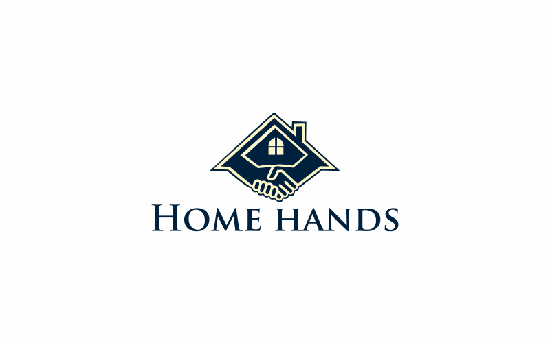 Download Шаблон логотипа "Home Hands Logo Template" / Home Hands Logo Template - Шаблон логотипа на тему графика home,hand,house,concept,woman,vector,estate,care,design,people,family,icon,modern,property,illustration,female,white,logo,protection,roof