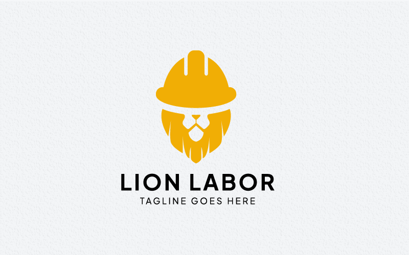 Download Шаблон логотипа "Lion Labor Logo Template" / Lion Labor Logo Template - Шаблон логотипа на тему графика animals,branding,brave,chief,consultant,courage,creativity,feline,guardian,head,human,intelligence,leader,leadership,lion,man,marketing,construction,safety,lion labour
