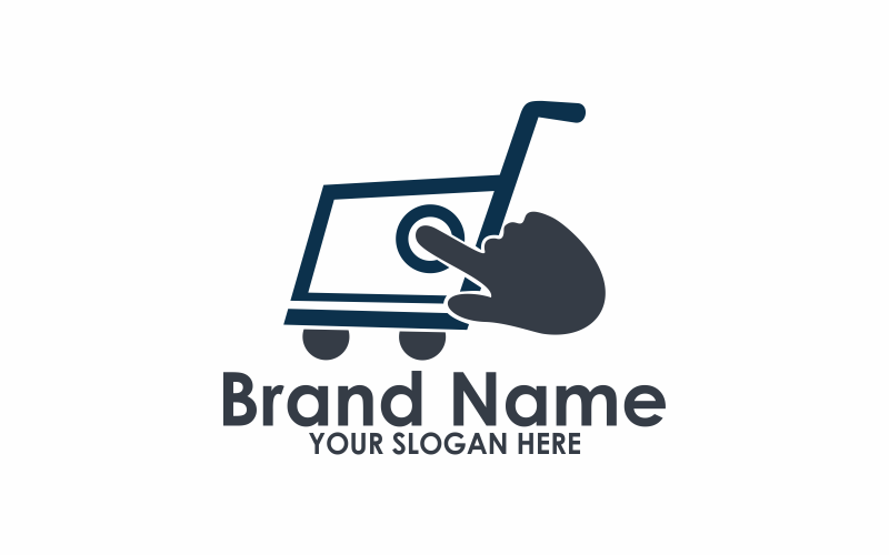 Çevrimiçi Mağaza Logo Şablonu