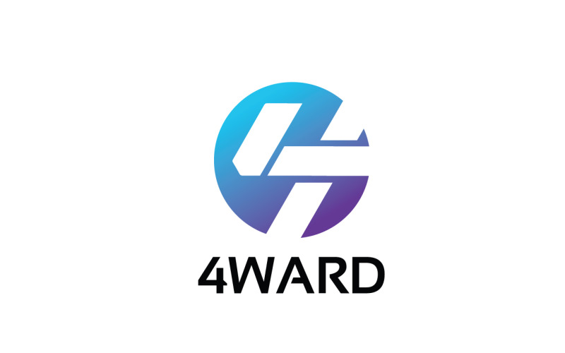 Шаблон логотипа 4ward