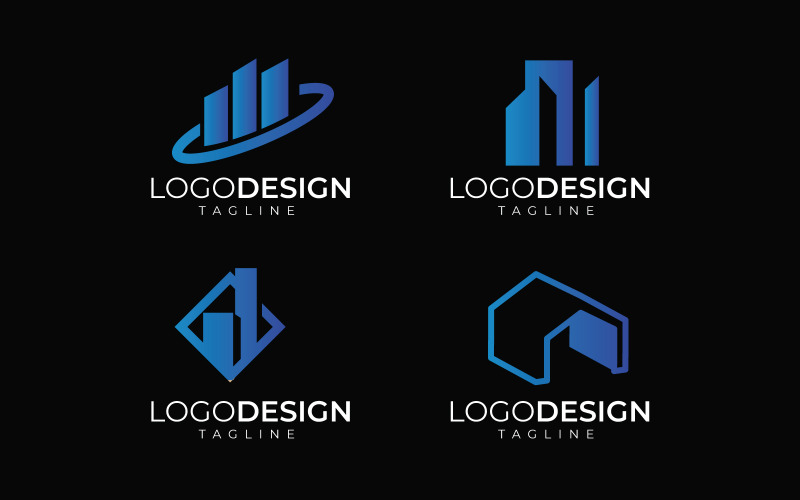 Sjabloon voor logo van de maker van onroerend goed