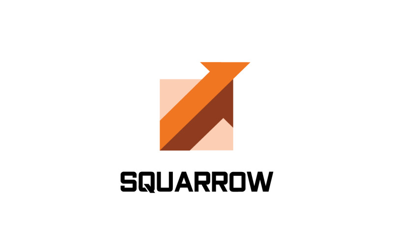 Squarrow Logo šablona