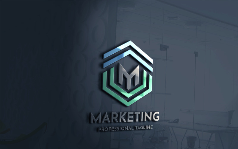 Download Шаблон логотипа "Marketing Logo Template" / Marketing Logo Template - Шаблон логотипа на тему графика brand,branding,consult,consulting,identity,invest,investment,letter,letter m,m letter,m logo,majestic,major,management,manager,market,marketing,media,mediation,medical