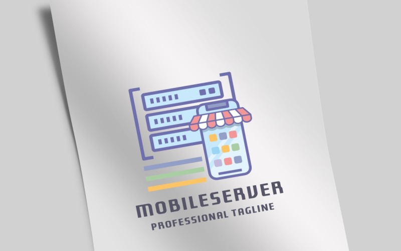 Mobile Server-Logo-Vorlage