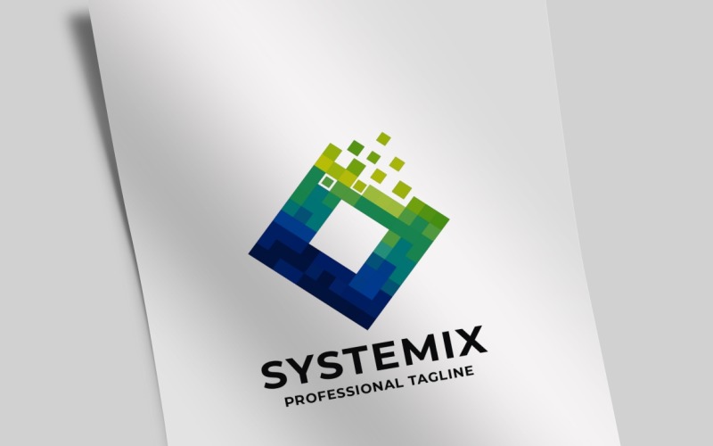 Szablon Logo Systemu Kwadratowego