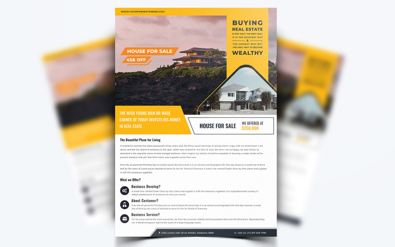 Barter - Real Estate Property Flyer Design - Corporate Identity Template