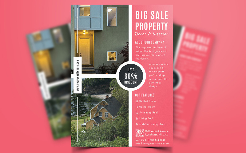 Download Фирменный стиль "Spanker - Real Estate Property Flyer Design - Corporate Identity Template" / Spanker - Real Estate Property Flyer Design - Corporate Identity Template - Фирменный стиль на тему графика flyer,real,estate,open,house,property,agent,realtor,sell,rent,home,apartment,architect,villa,poster