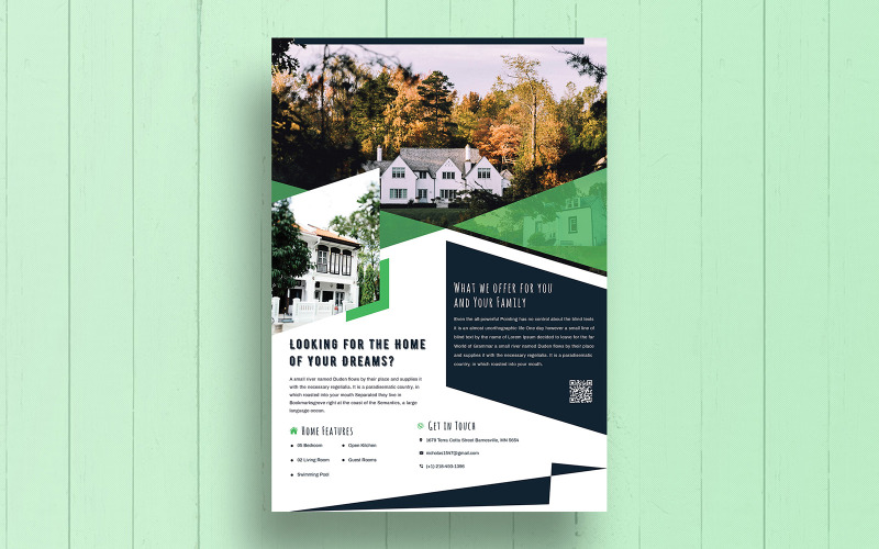 Download Фирменный стиль "Wisk - Real Estate Property Flyer Design - Corporate Identity Template" / Wisk - Real Estate Property Flyer Design - Corporate Identity Template - Фирменный стиль на тему графика flyer,real,estate,open,house,property,agent,realtor,sell,rent,home,apartment,architect,villa,poster