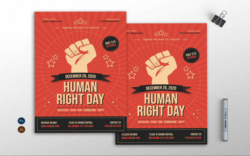 Download Фирменный стиль "Campaign Human - Flyer AC - Corporate Identity Template" / Campaign Human - Flyer AC - Corporate Identity Template - Фирменный стиль на тему графика rights,unity,human,equality,people,concept,freedom,symbol,global,background,day,international,world,december