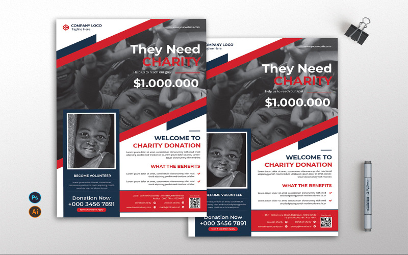 Download Фирменный стиль "Charity Volunteer - Flyer AC - Corporate Identity Template" / Charity Volunteer - Flyer AC - Corporate Identity Template - Фирменный стиль на тему графика charity,people,support,hand,concept,care,help,community,heart,together,hope,team,group,volunteer