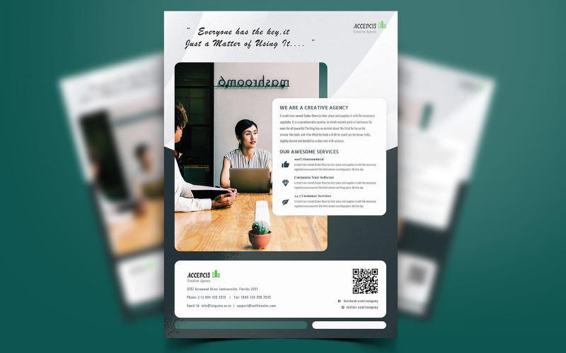 Download Фирменный стиль "Corporate Flyer Template - Corporate Identity Template" / Corporate Flyer Template - Corporate Identity Template - Фирменный стиль на тему графика corporate,company,flyer,business,sales,offers,vintage,poster,print,brochure,template,event,elegant,modern,minimal