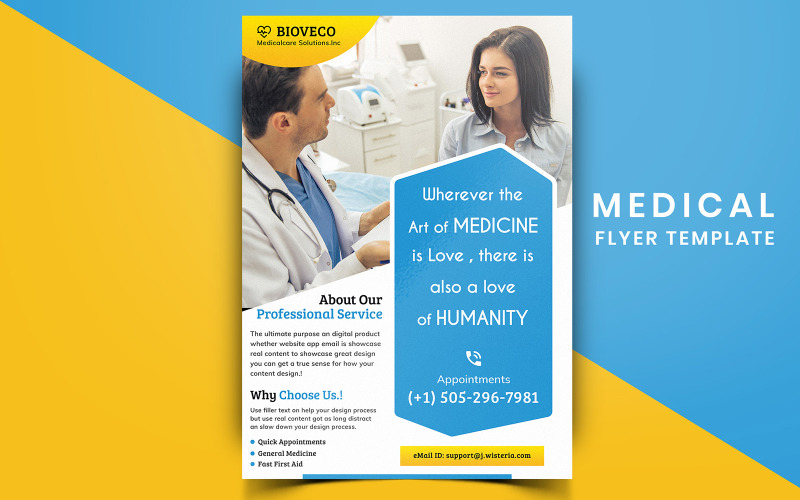 Download Фирменный стиль "Wellmade - Medical Flyer Design - Corporate Identity Template" / Wellmade - Medical Flyer Design - Corporate Identity Template - Фирменный стиль на тему графика hospital,medical,doctor,flyer,offers,vintage,poster,print,brochure,template,event,elegant,modern,minimal