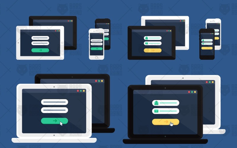 Download Vector "Adaptive Design Mockup - Vector Image" / Adaptive Design Mockup - Vector Image - Vector на тему графика design,template,web,vector,mockup,mock-up,mobile,app,business,technology,form,social,smartphone,phone,computer,button,sketch,interface,icon,network,frame,screen,element,notebook,laptop,online