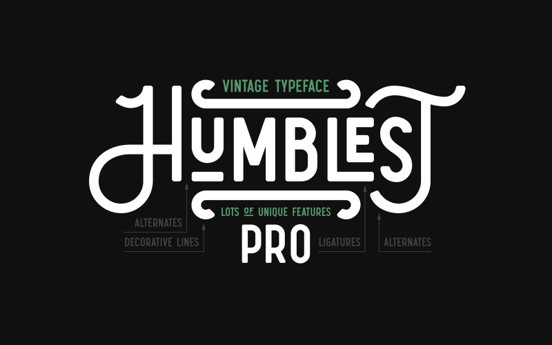 Bescheidenste Pro-Schriftart