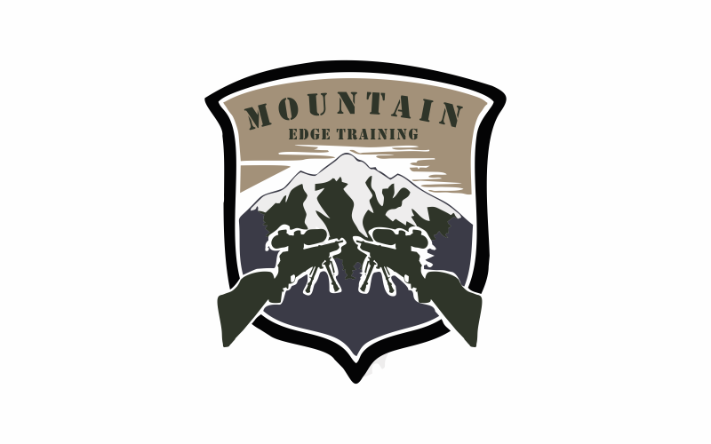 Download Шаблон логотипа "Hunter shield Logo Template" / Hunter shield Logo Template - Шаблон логотипа на тему графика nature,hunting,mountain,wildlife,animal,outdoor,vector,design,hunt,mountains,illustration,graphic,hunter,symbol,logo,white,fall,snow,concept,hiking