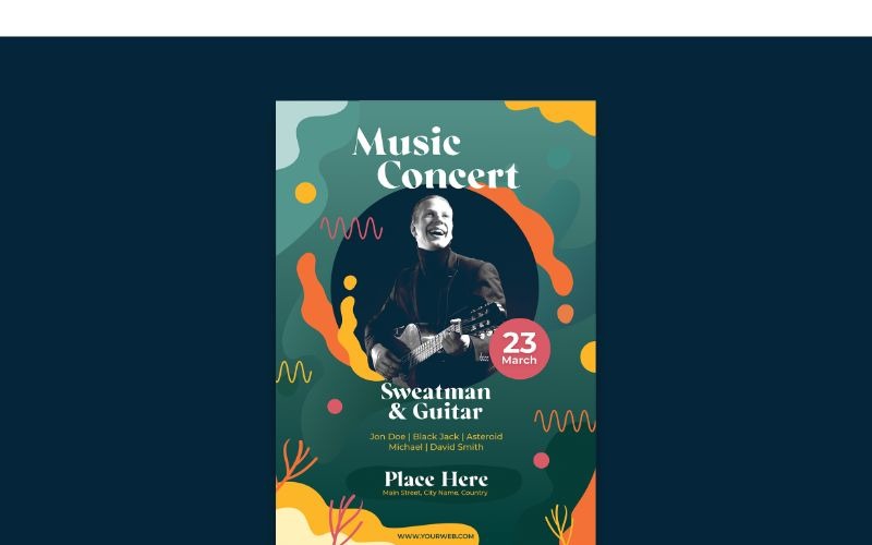 Download Vector "Poster Music Concert - Vector Image" / Poster Music Concert - Vector Image - Vector на тему графика poster,vector,illustration,creative,artistic,design,musician,classic