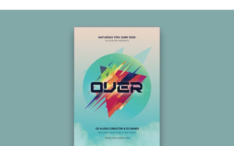 Poster Over - Vector Afbeelding