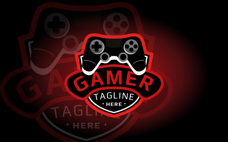 Professionelles Spiel - Maskottchen & Esport Logo Vorlage