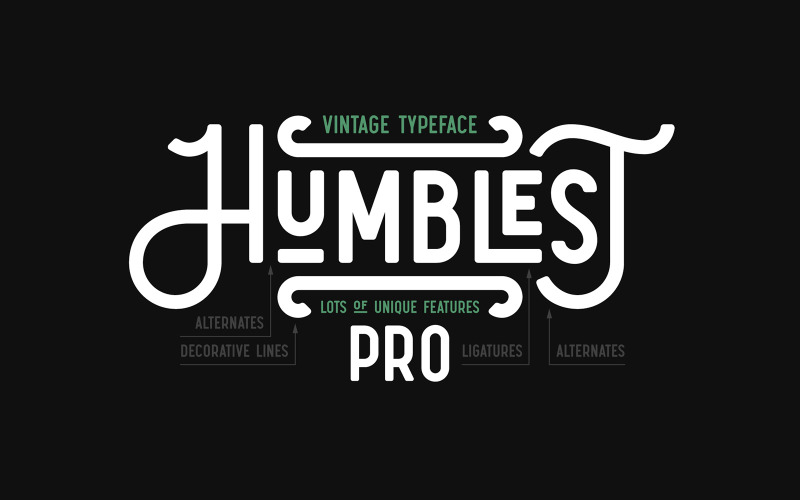 Шрифт Humblest Pro
