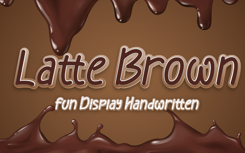 Шрифт Latte Brown