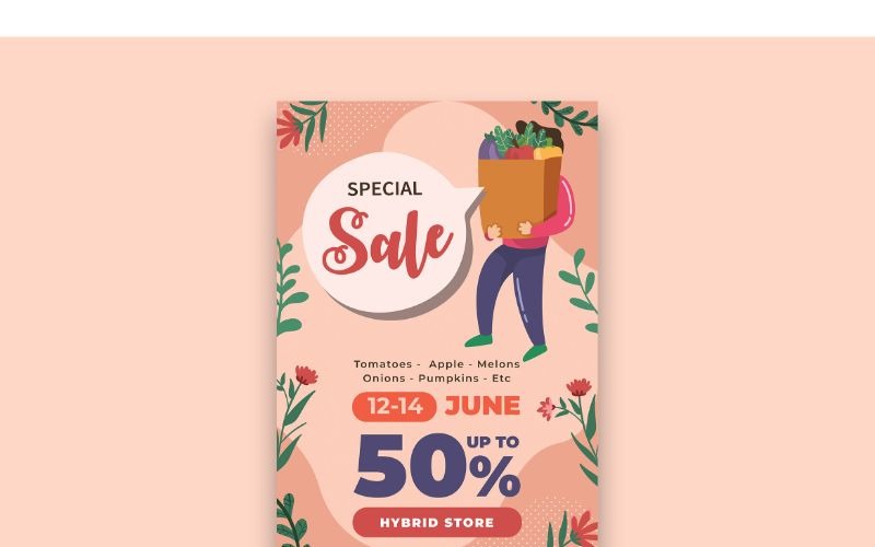 Vente spéciale affiche - Image vectorielle