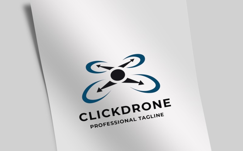 Download Шаблон логотипа "Click Drone Logo Template" / Click Drone Logo Template - Шаблон логотипа на тему графика air,camera,controller,drone,drone fix,drone logo,drone race,drone repair,experience,expert,fast,flight,helix,maintenance,mobile,monitor,pilot,professional,propulsion,protection