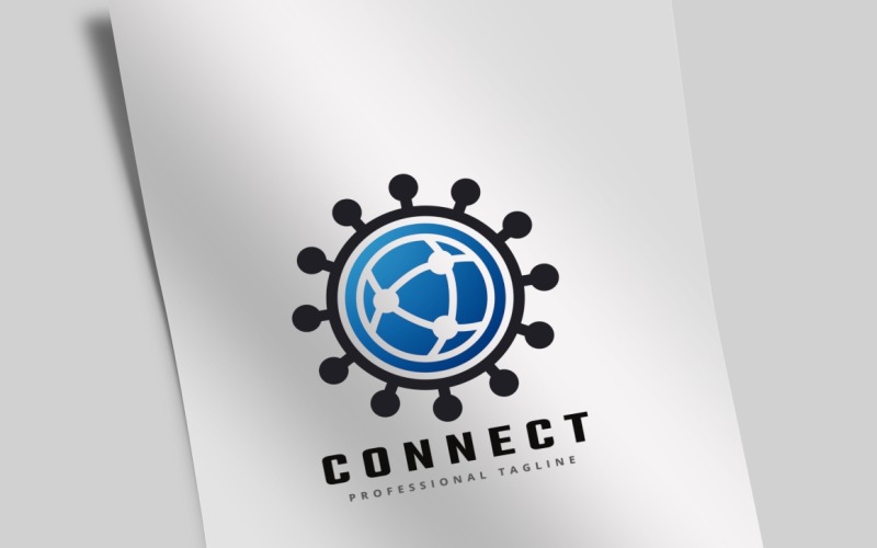 Download Шаблон логотипа "Connect v.2 Logo Template" / Connect v.2 Logo Template - Шаблон логотипа на тему графика agency,board,business,committee,community,connect,connection,data,firm,global,group,human,information,international,link,modern,network,panel,professional,share