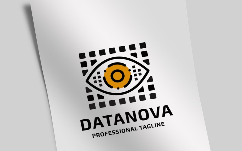 Download Шаблон логотипа "Data Nova Logo Template" / Data Nova Logo Template - Шаблон логотипа на тему графика brand,branding,business,clean,clean logo,corporate,creative,creative logo,design,identity,logo,ornament,radial,resizable,sharp,simple,software logo,symbol,technology,technology logo