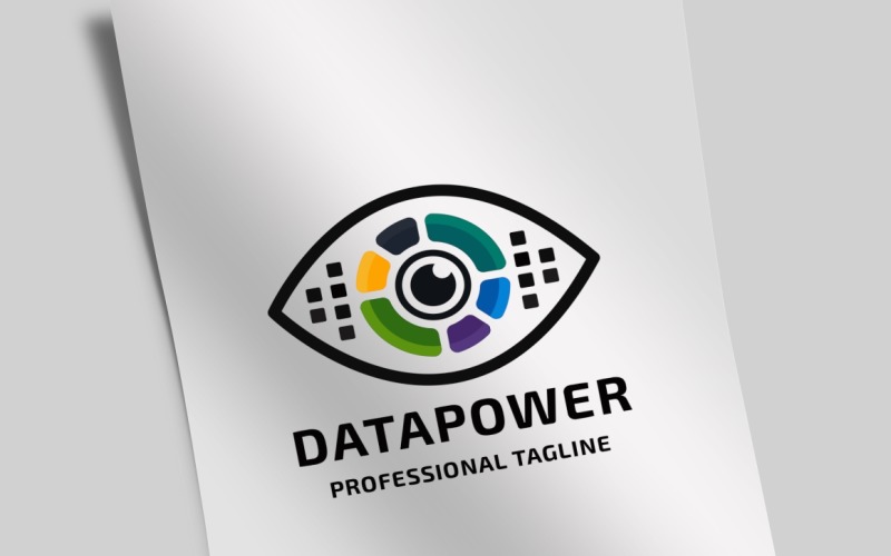 Download Шаблон логотипа "Data Power Logo Template" / Data Power Logo Template - Шаблон логотипа на тему графика brand,branding,business,clean,clean logo,corporate,creative,creative logo,design,identity,logo,ornament,radial,resizable,sharp,simple,software logo,symbol,technology,technology logo