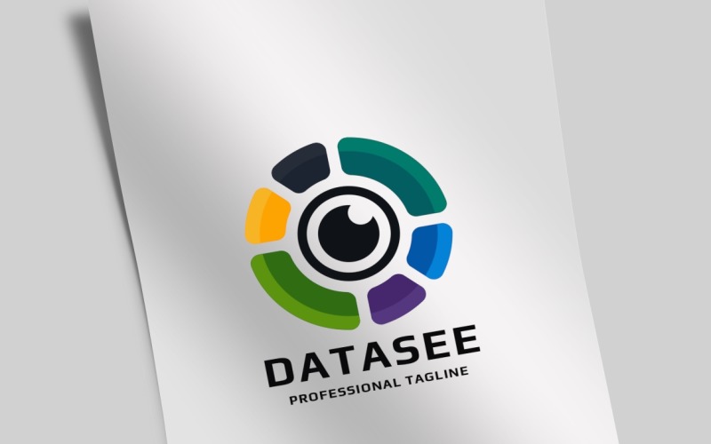 Download Шаблон логотипа "Data See Logo Template" / Data See Logo Template - Шаблон логотипа на тему графика brand,branding,business,clean,clean logo,corporate,creative,creative logo,design,identity,logo,ornament,radial,resizable,sharp,simple,software logo,symbol,technology,technology logo