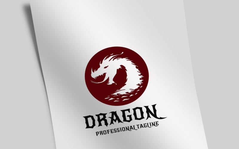 Download Шаблон логотипа "Dragon v.2 Logo Template" / Dragon v.2 Logo Template - Шаблон логотипа на тему графика animal,animals,asia,boat,book,china,crest,crest logo,crests,dark,devil,dragon,dream,fashion,game,infinity,media,money,outdoor,product