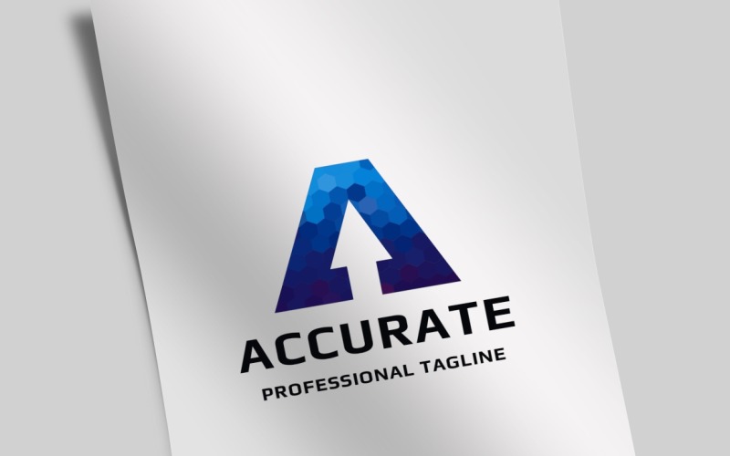 Lettera di un modello di logo accurato