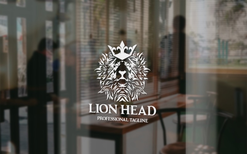 Download Шаблон логотипа "Lion Head Logo Template" / Lion Head Logo Template - Шаблон логотипа на тему графика animal,business,consultant,corporate,crown,digital,financial,firm,investing,investment,king,kingdom,lion,lion head,majestic,majesty,marketing,media,monarchy,professional