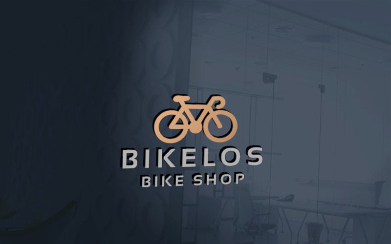 Plantilla de logotipo de bicicleta
