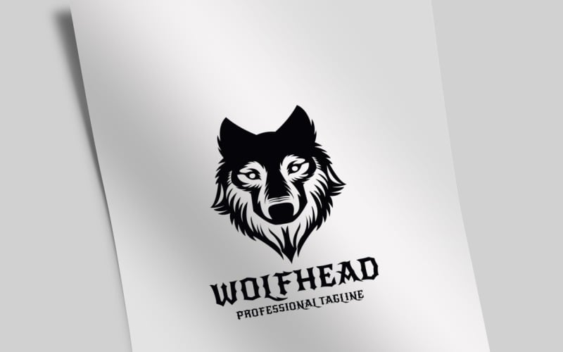 Download Шаблон логотипа "Wolf Head Logo Template" / Wolf Head Logo Template - Шаблон логотипа на тему графика animal,animals,blue,clean,company,cool,elegant,fox,head,icone,line,marketing,modern,power,powerpoint,serious,shillhouette,simple,smart,smart objects